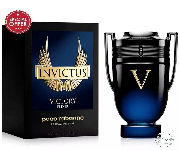 Paco Rabanne Invictus Victory Elixir Parfum Intense for Men 3.4 oz / 100ml | New Sealed Box