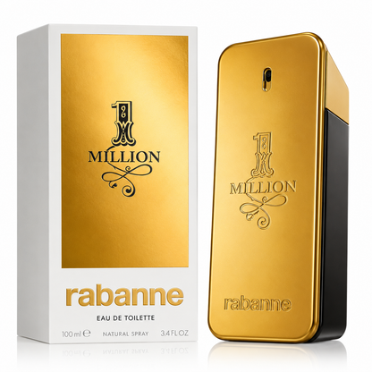 Rabanne One Million Eau de Toilette Spray 100ml (3.4 fl oz) for Men – Warm, Seductive & Long Lasting