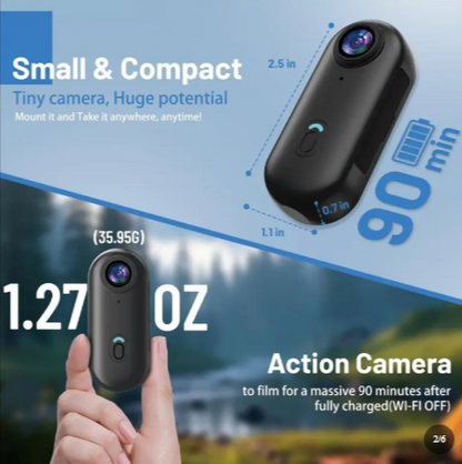 128GB FHD 1080P Mini Body POV Camera