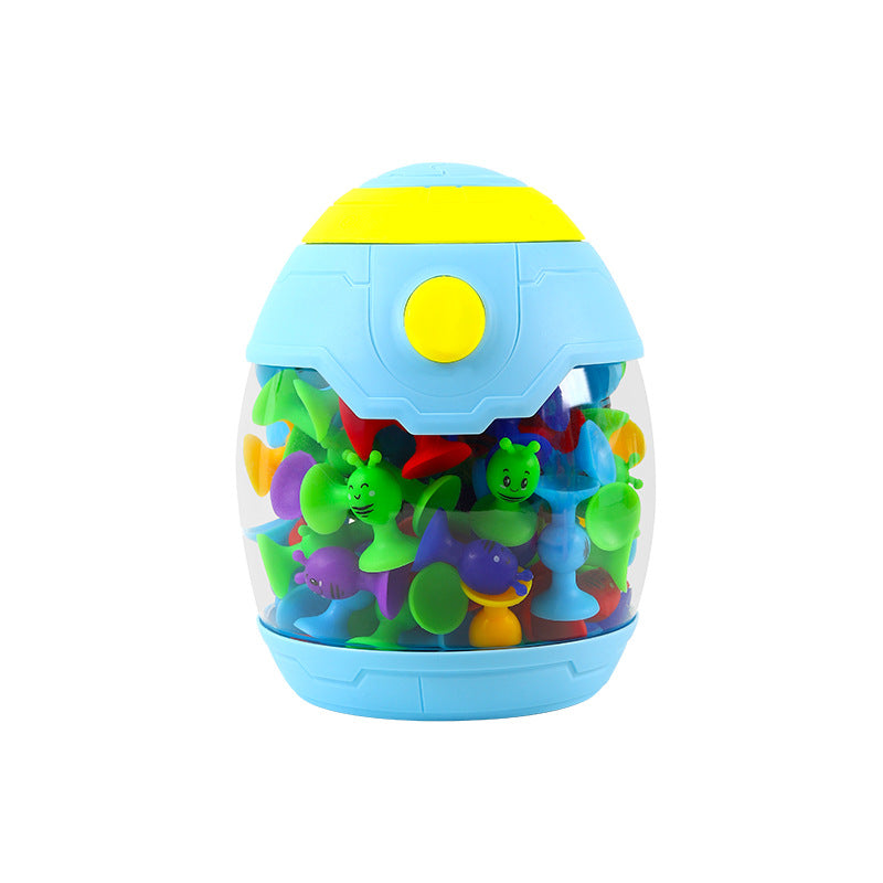 Bees Suction Cups Versatile Building Soft Blocks Toy