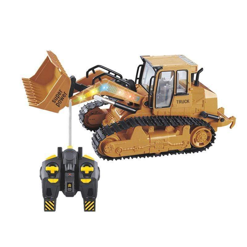 Large 2.4G Remote Control Bulldozer Excavator Toy