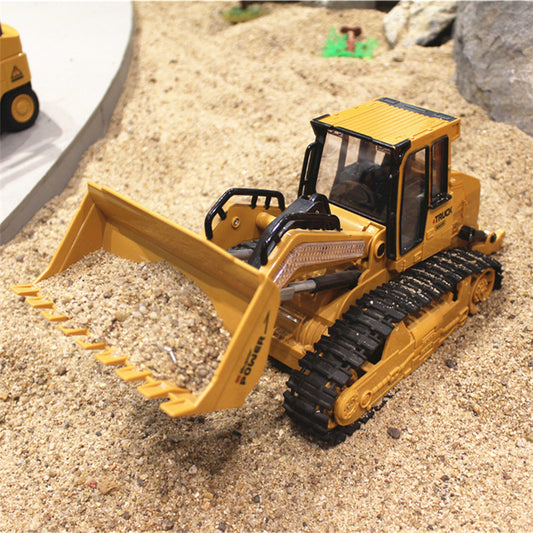 Large 2.4G Remote Control Bulldozer Excavator Toy