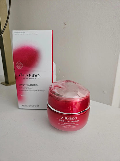 SHISEIDO Essential Energy Hydrating Day & Night Cream 50ml (1.7 oz) | Moisturizing Face Cream | Brand New