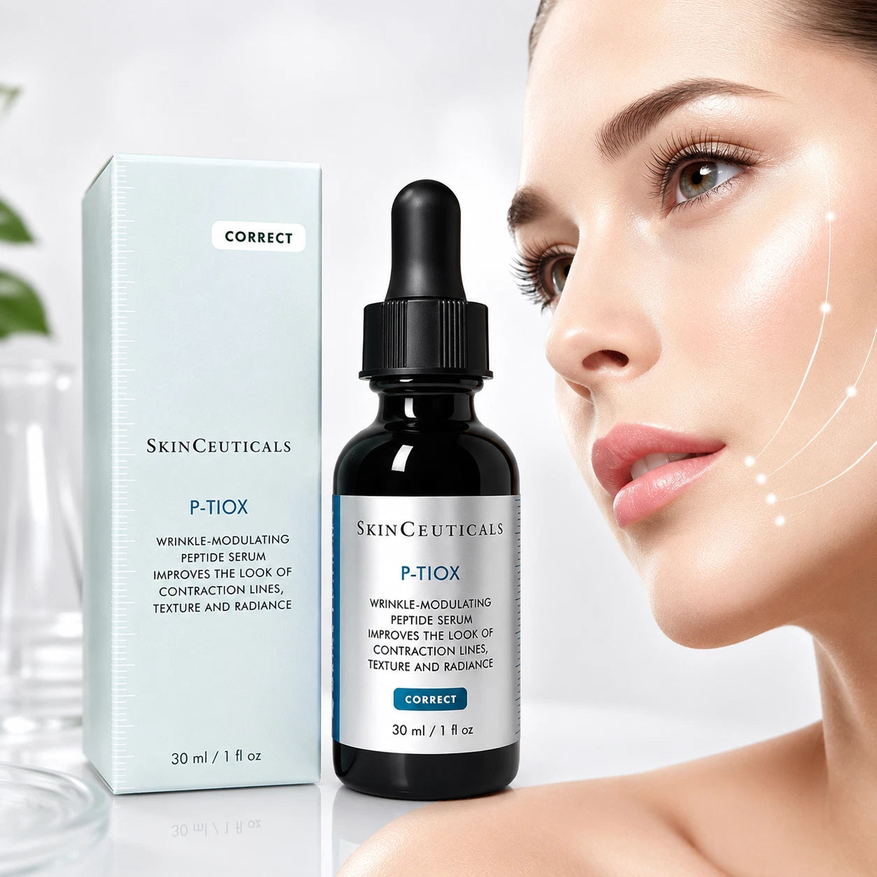 SkinCeuticals P-TIOX Anti-Wrinkle Peptide Serum 1 oz (30ml) – Fresh Stock