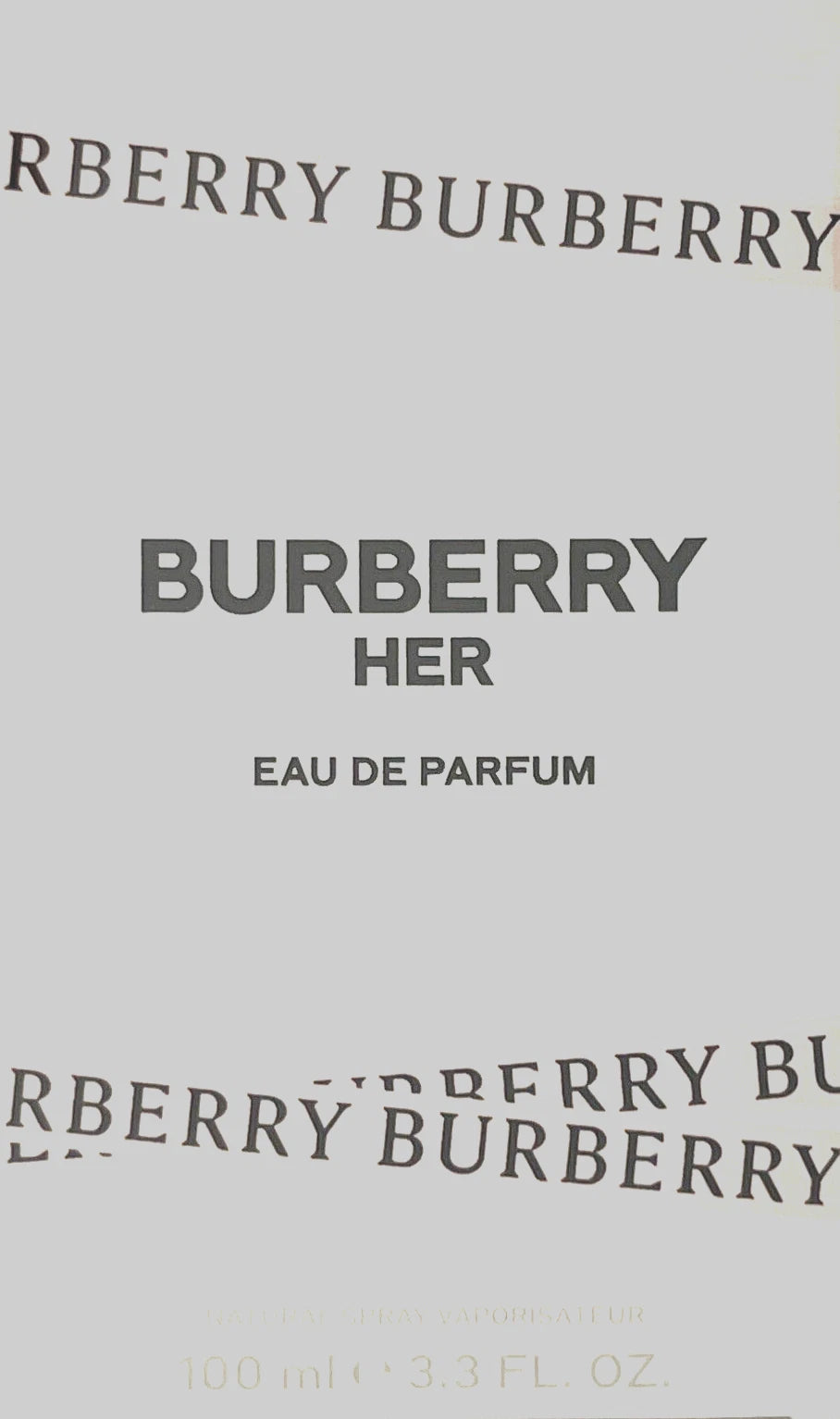 BURBERRY Her Eau de Parfum Spray 3.3 oz / 100ml for Women – Authentic Brand New Sealed Box