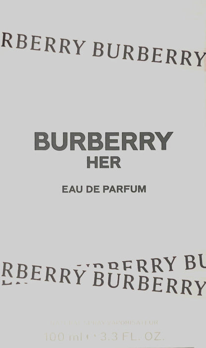 BURBERRY Her Eau de Parfum Spray 3.3 oz / 100ml for Women – Authentic Brand New Sealed Box