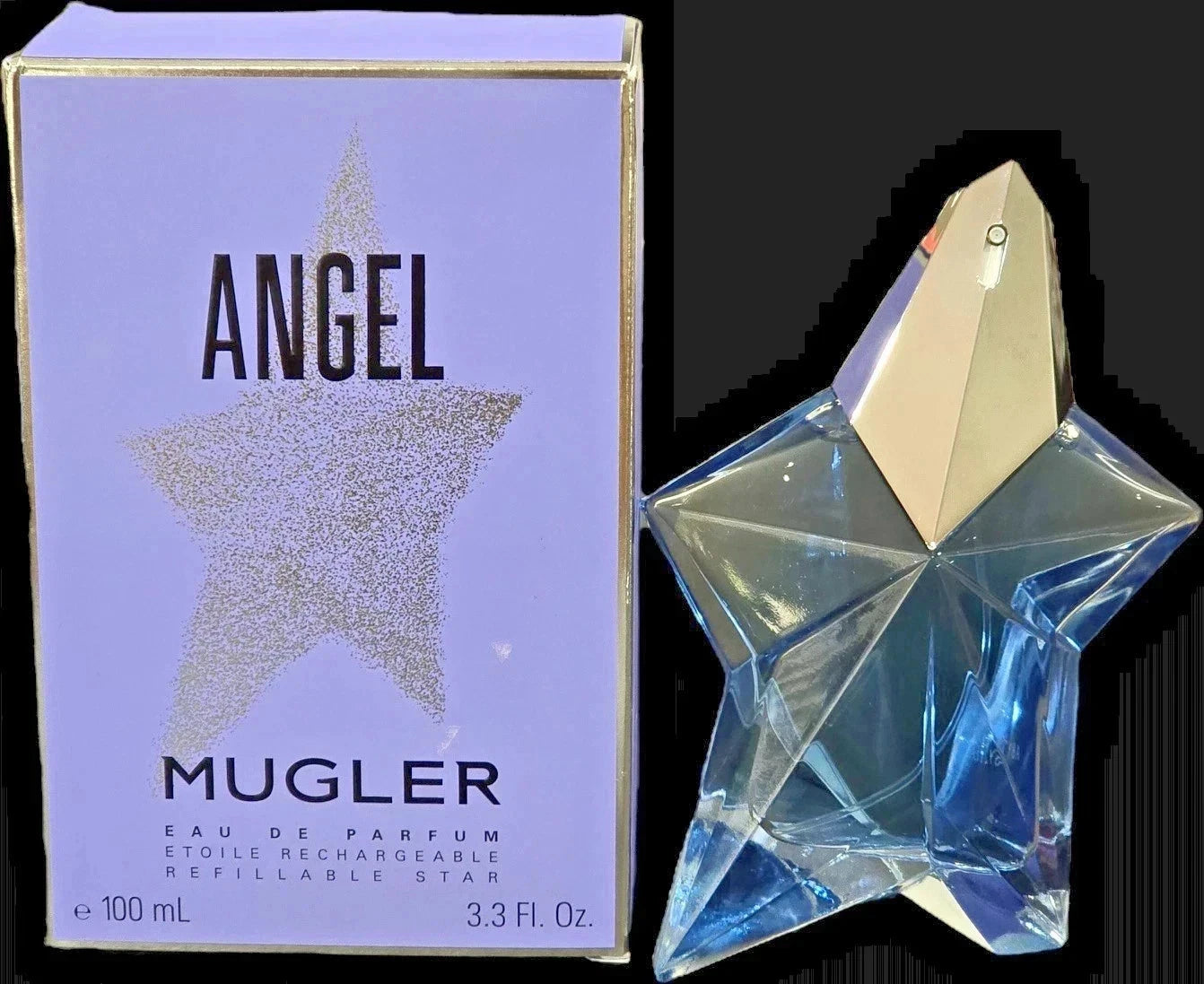 Mugler Angel Eau de Parfum 3.3 oz / 100ml for Women | Authentic | Batch ABY22EP