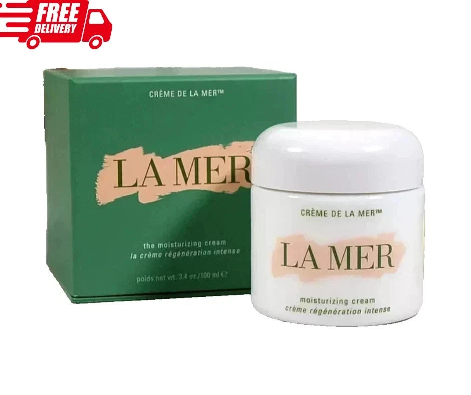 La Mer Crème de la Mer Moisturizing Cream 3.4 oz (100ml) – Luxury Face Moisturizer | New in Box