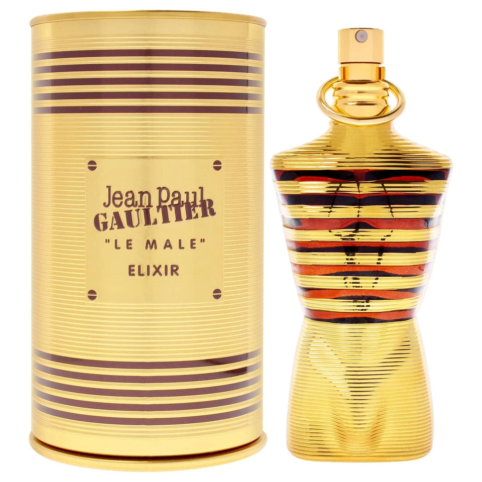 Jean Paul Gaultier Le Male Elixir Parfum 2.5 oz (75ml) for Men – Long Lasting Luxury Fragrance