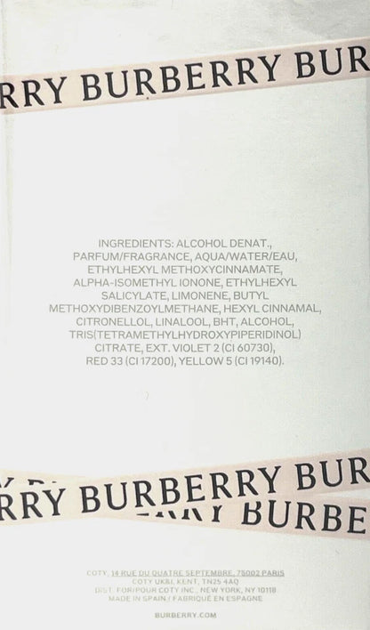 BURBERRY Her Eau de Parfum Spray 3.3 oz / 100ml for Women – Authentic Brand New Sealed Box