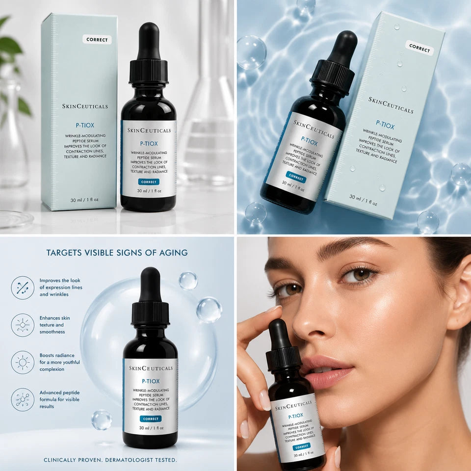 SkinCeuticals P-TIOX Anti-Wrinkle Peptide Serum 1 oz (30ml) – Fresh Stock