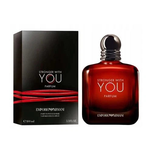 Stronger With You Parfum by Giorgio Armani for Men 3.3 oz (100ml) – New In Box