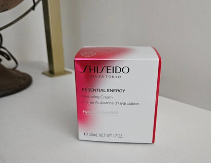 SHISEIDO Essential Energy Hydrating Day & Night Cream 50ml (1.7 oz) | Moisturizing Face Cream | Brand New