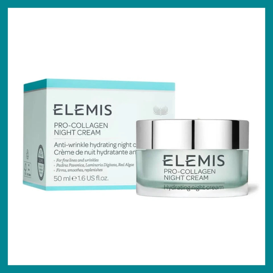 ELEMIS Pro-Collagen Night Cream 50ml (1.6 fl oz) – Anti-Wrinkle Moisturizer for All Skin Types