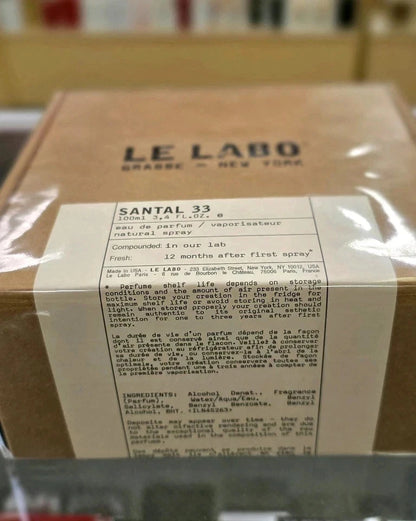 Le Labo SANTAL 33 Eau de Parfum 100ml (3.4 oz) | Unisex Luxury Fragrance | New Authentic