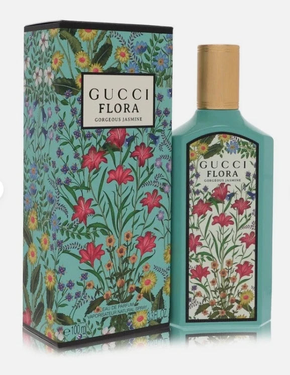 Gucci Flora Gorgeous Jasmine Eau de Parfum Spray 3.3 oz / 100ml for Women – Authentic Luxury Floral Fragrance