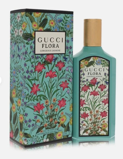 Gucci Flora Gorgeous Jasmine Eau de Parfum Spray 3.3 oz / 100ml for Women – Authentic Luxury Floral Fragrance